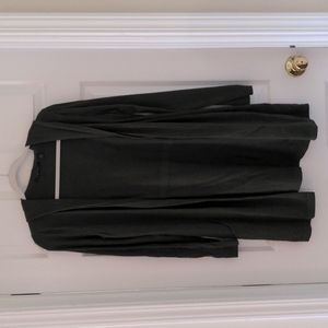 Green long cardigan